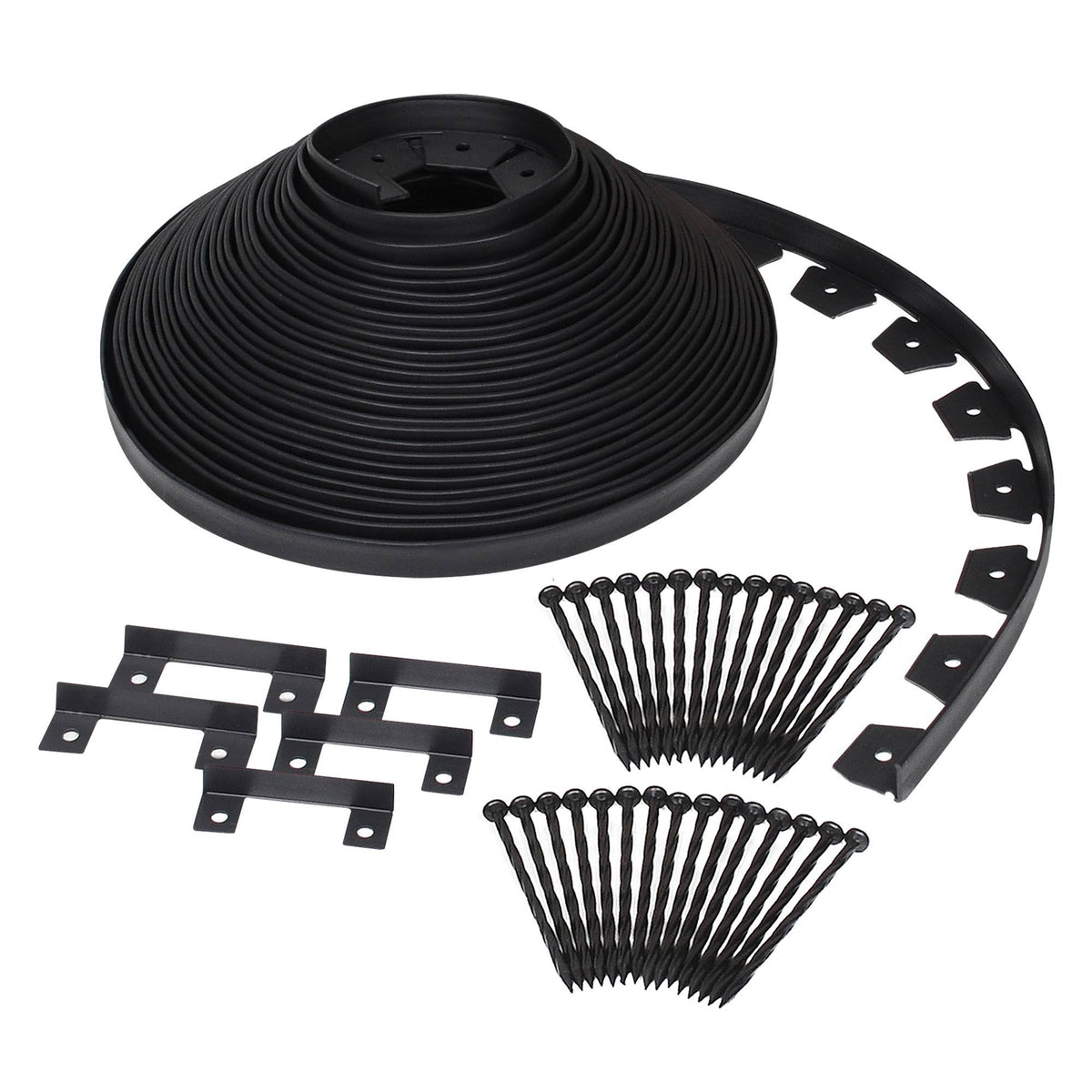 Plastic No-Dig Landscape Edging Kit, 100-Feet O762379