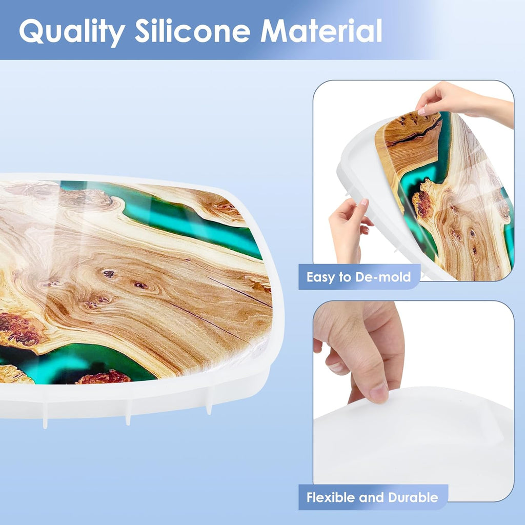 Extra Large Silicone Molds for Epoxy Resin Table L795