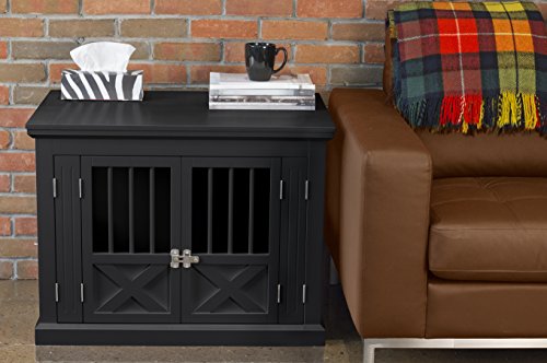 White Triple Door Medium Dog Crate L47591