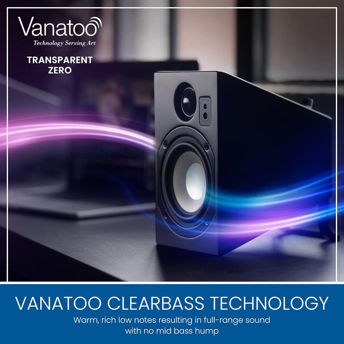 Black Set of 2 Powered Speakers Y93839