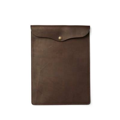 Large Weatherproof Leather Computer Case V511536