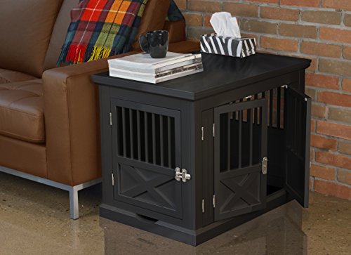 White Triple Door Medium Dog Crate L47591