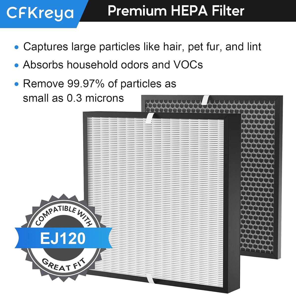 H13 True HEPA Replacement Filter R514