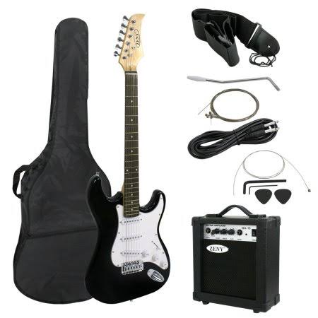 39 Full Size Electric Guitar with Amp and Case X496283