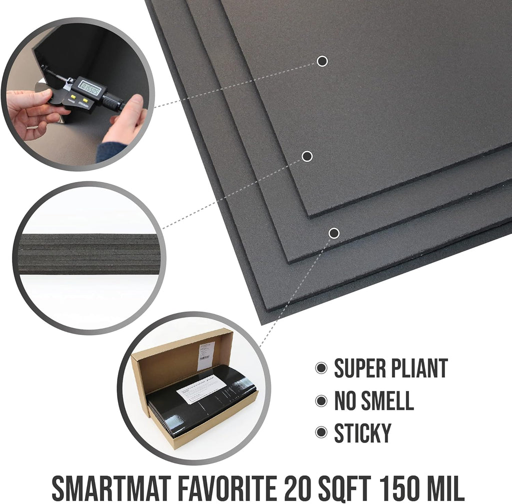 150 Mil 20 Sqft Car Sound Deadener Material Y778