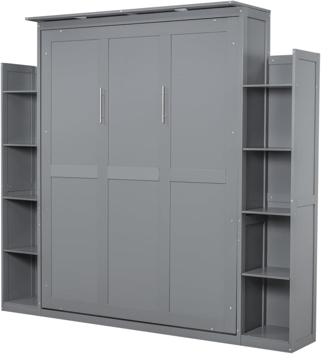 Queen Size Solid Wood Murphy Bed J403
