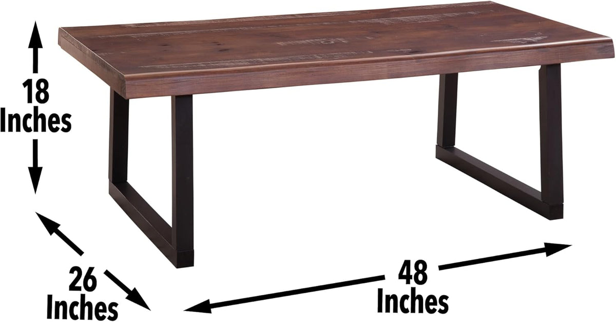 3 Piece Occasional Table Set - Brown T429465