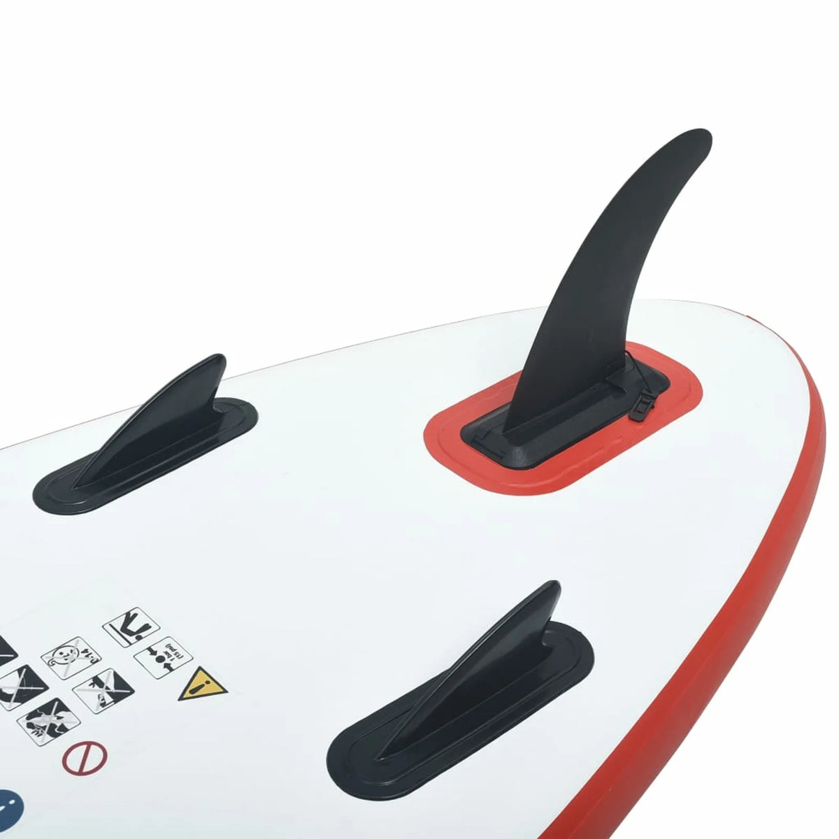 Inflatable Paddle Board Set with Oar, Fin, Hand Pump, Repair Kit and Carrying Bag E7418