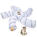 Cat Tunnel with Play Ball Collapsible Interactive Peek Hole Pet Tube V6742