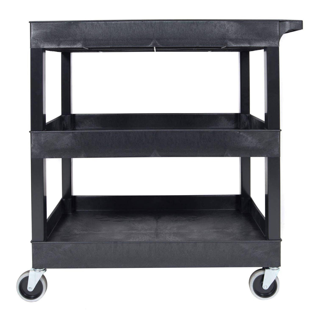 Black 3 Shelves Tub Cart F535