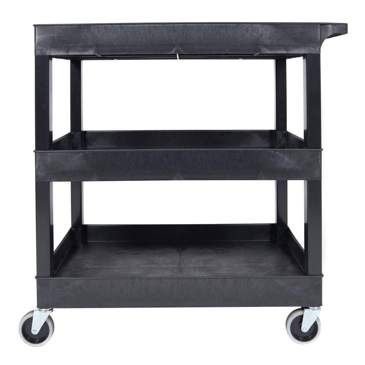 Black 3 Shelves Tub Cart F535