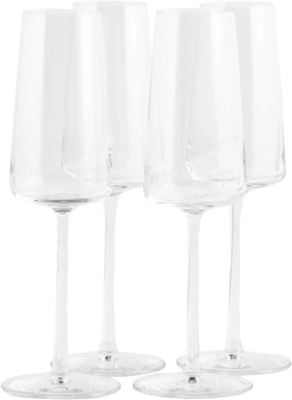 German Made Crystal Champagne Flute Glass Set Of 4 X8138