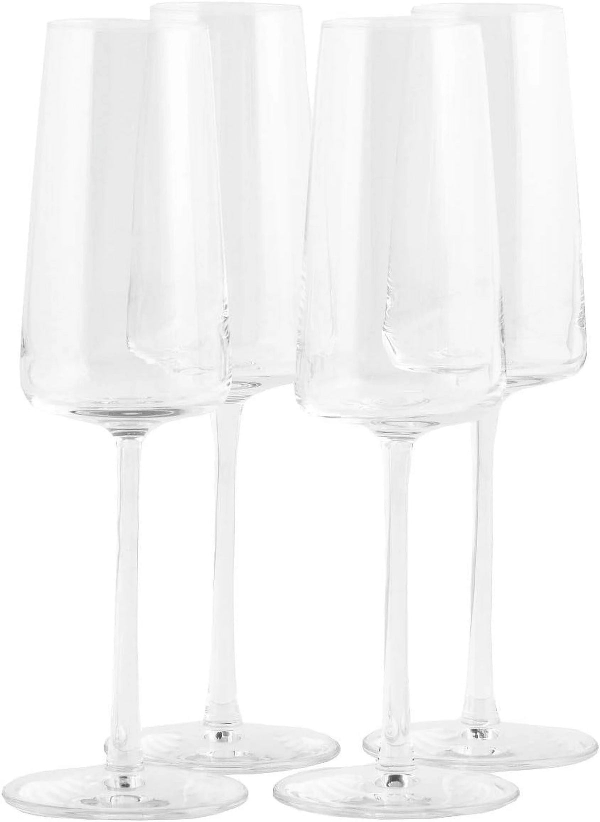 German Made Crystal Champagne Flute Glass Set Of 4 X8138
