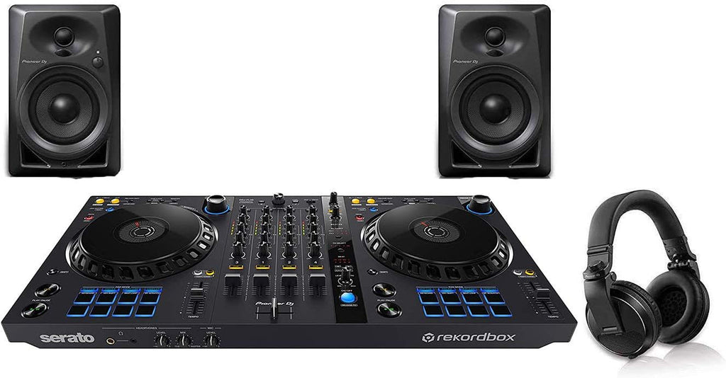 DJ Bundle with DDJ-FLX6, DM-40 Set, and HDJ-X5 Headphones V5975
