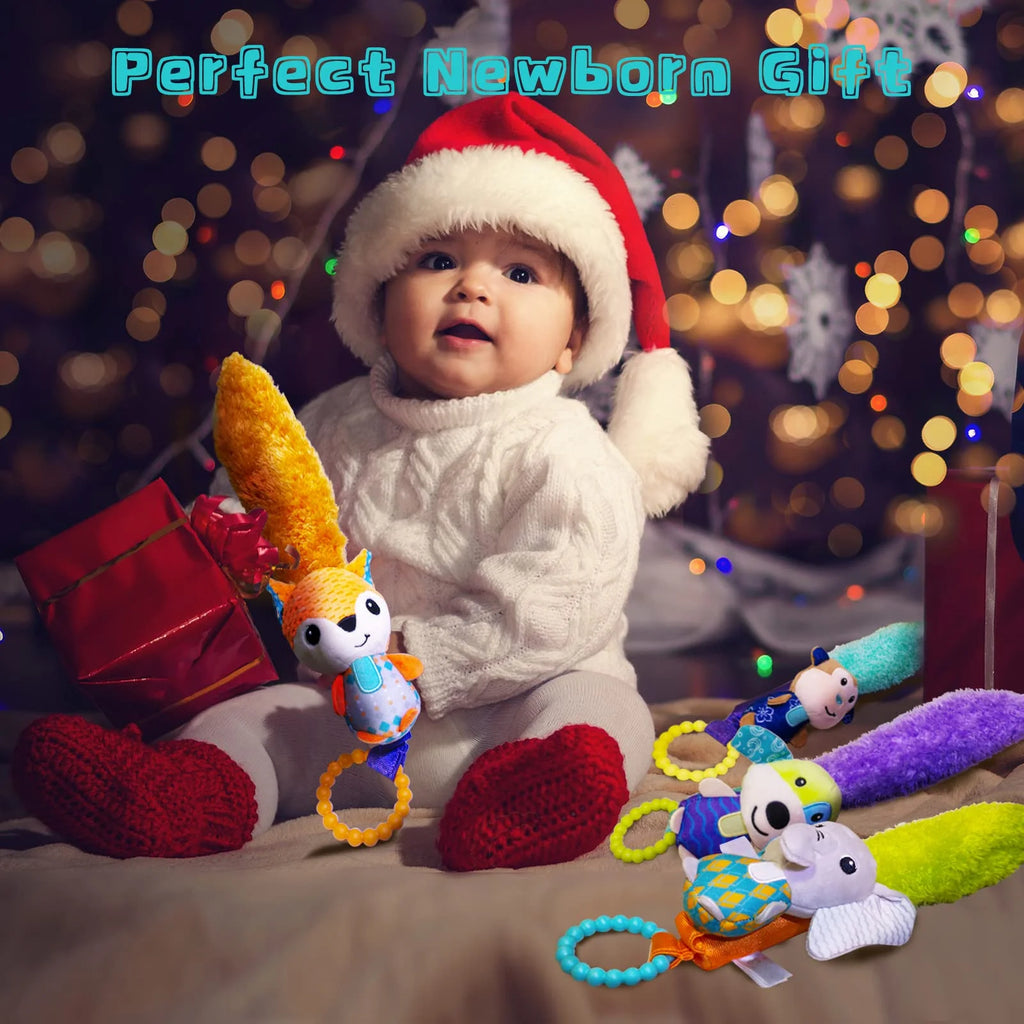 Multicolor Baby Rattles & Plush Rings Teether Toy E275750