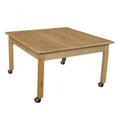 Mobile Square Hardwood Table P276