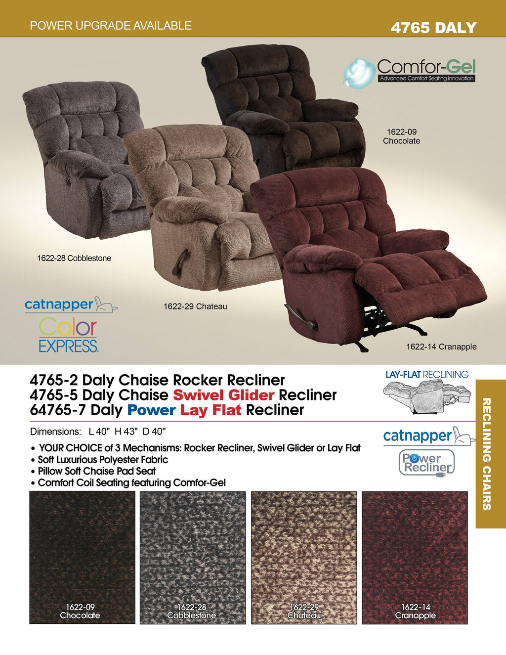 Chaise Rocker Recliner L69956