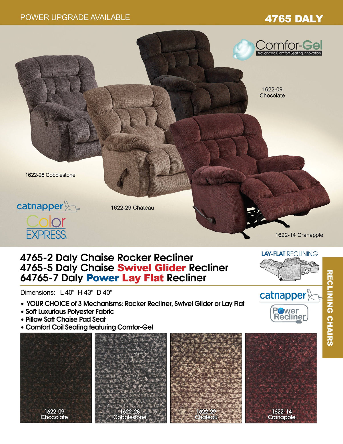 Chaise Rocker Recliner L69956
