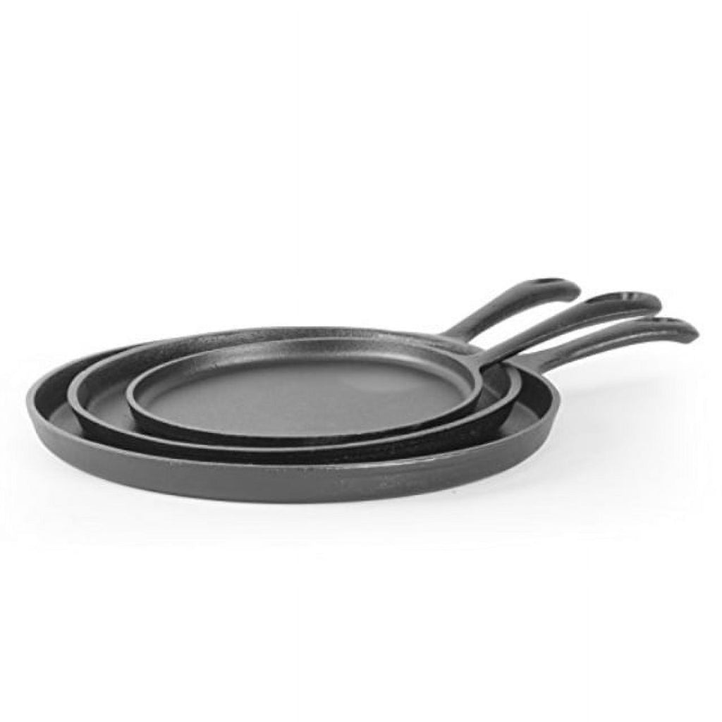 3-Piece Cast Iron Griddle Pan Set O811122