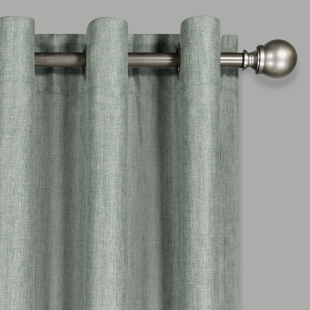 Celadon 50 x 95 Blackout Grommet Top Window Panel N95605