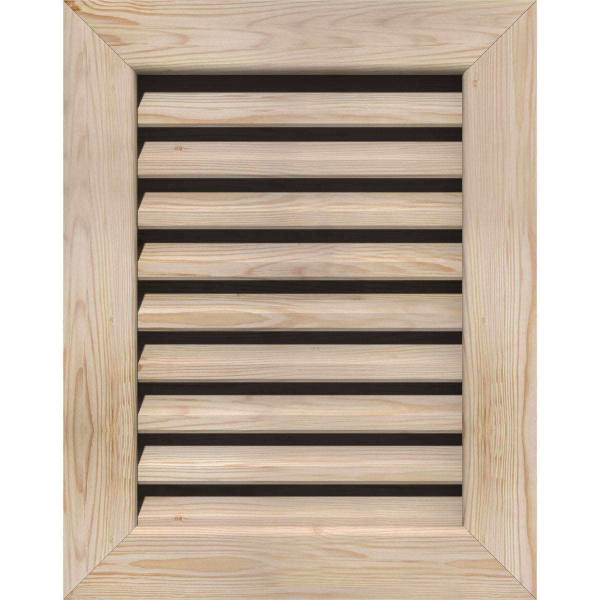 28-in W x 22-in H Vertical Gable Vent Unfinished Smooth Pine N898