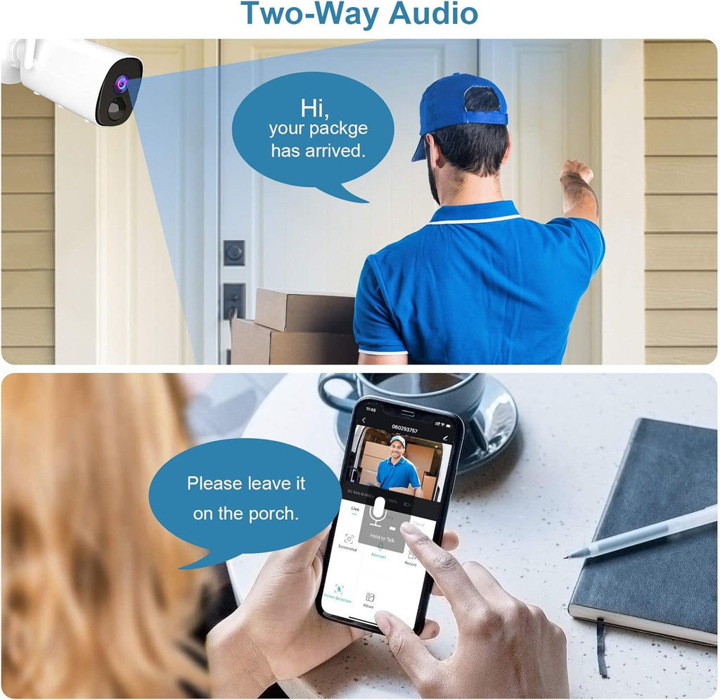 Outdoor 1080P WiFi Battery Powered Security Camera G913005
