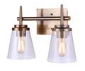 2 Light Vanity, Gold C229