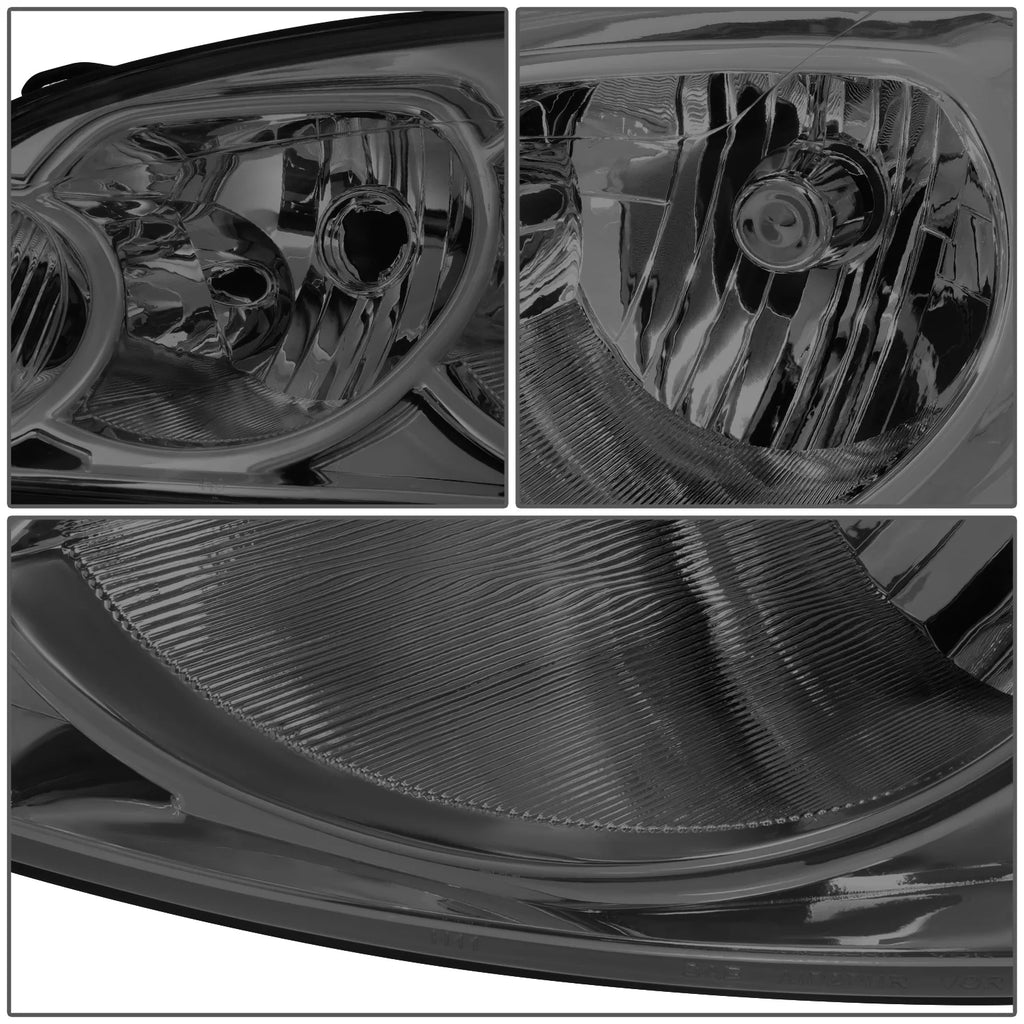 Smoked Housing Clear Corner Headlight Assembly V9429