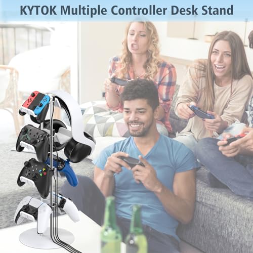 4 Tiers Controller Stand with Cable Organizer Z593678