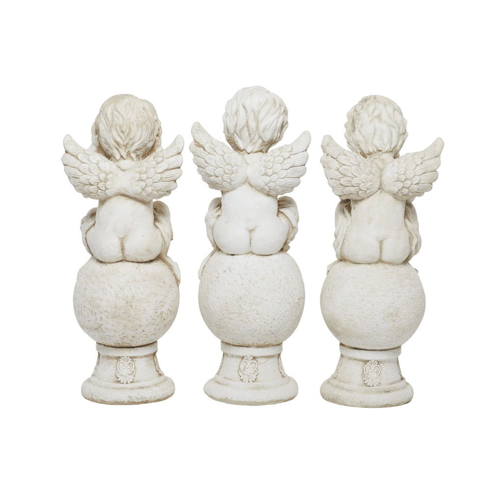 29" Indoor Outdoor Angel Garden Sculpture 3 Pack B4357