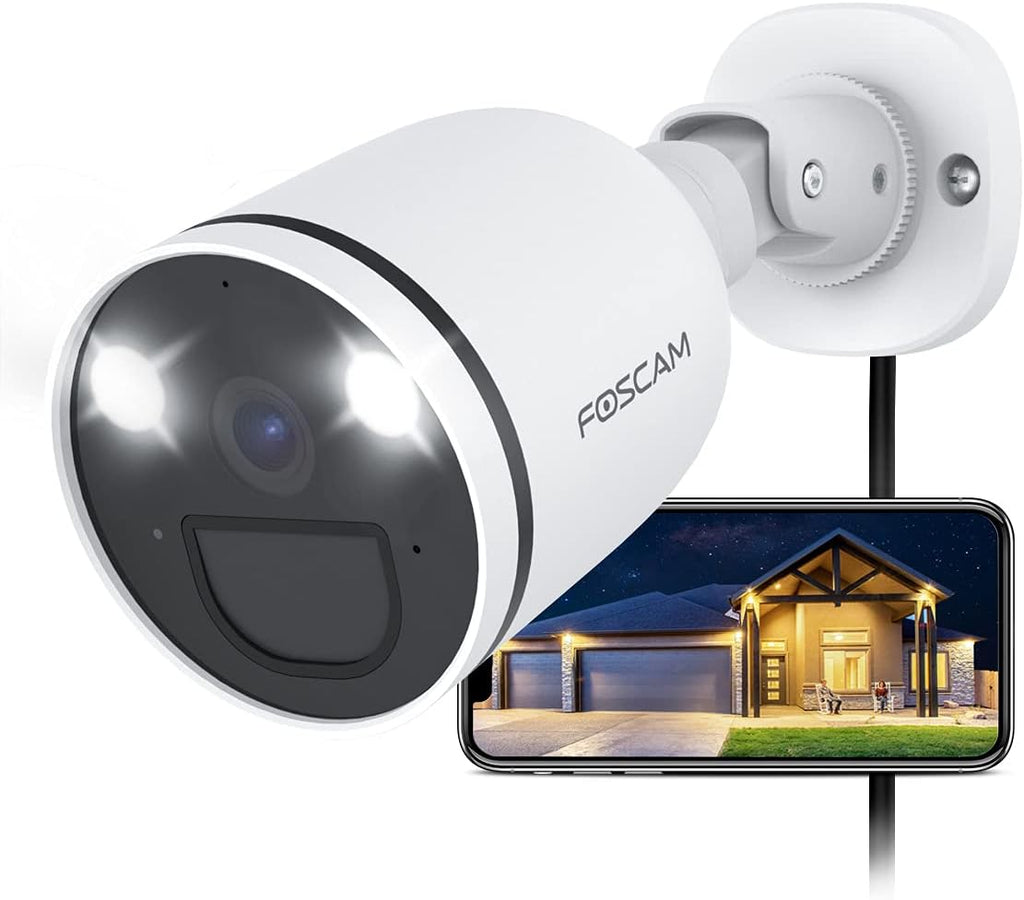 2K/4MP Wifi Security Camera with Color Night Vision D67649