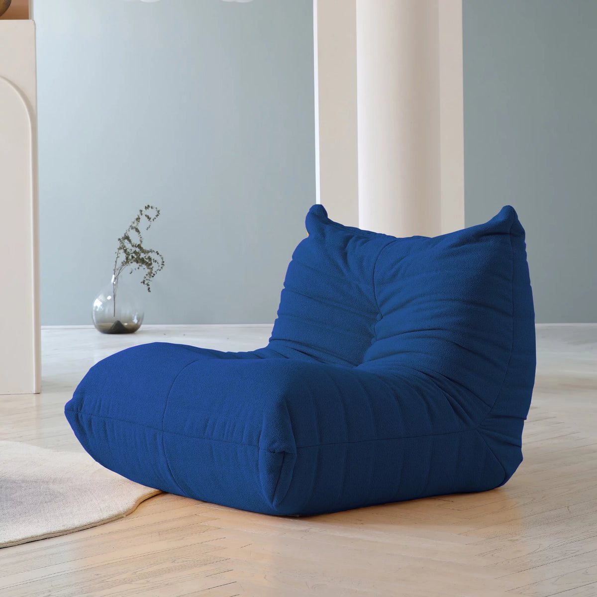 Blue Foam Single Seat Sofa O7766