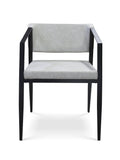 Grey/Black Steel Armchair S404