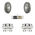 Front Disc Brake Caliper Coated Rotors And Ceramic Pads Kit K2617