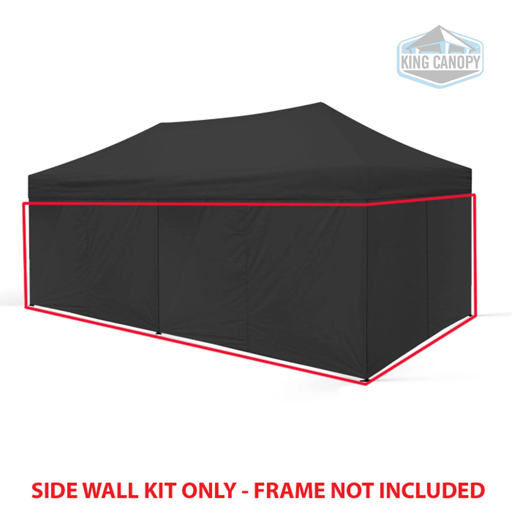 Black 10x20 Side Walls 6 Pack G27855