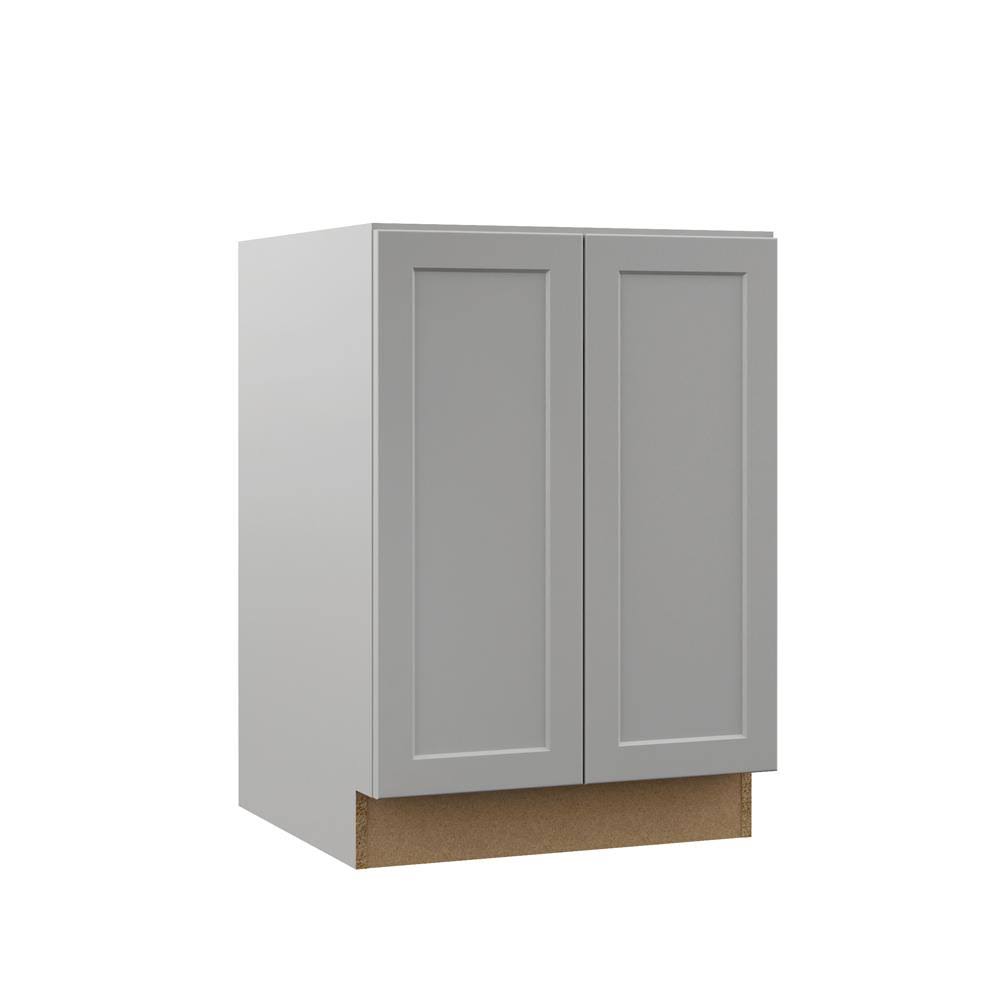 Full Door Height Bathroom Vanity Base Cabinet in Heron Gray C2873