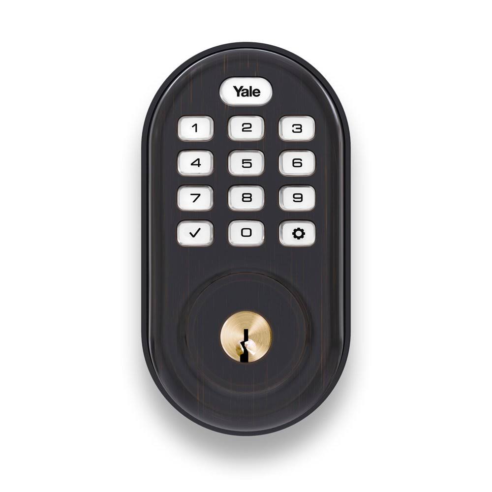 Z-Wave Push Deadbolt Bronze L829