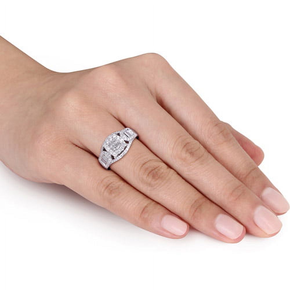 14kt White Gold Diamond Engagement Ring S70775