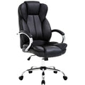 Black Ergonomic High Back PU Leather Office Chair with Lumbar Support O90376
