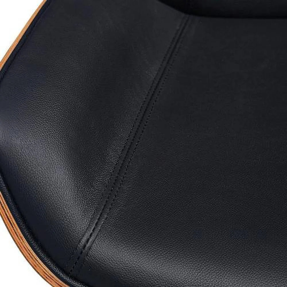 Black Genuine Leather Office Chair H58169