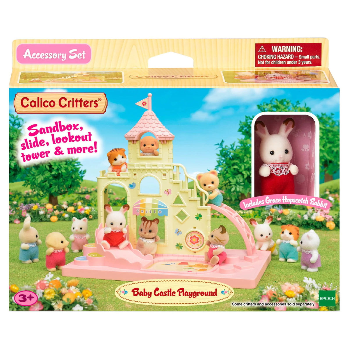 Baby Castle Playground Dollhouse Playset with Figure H92986