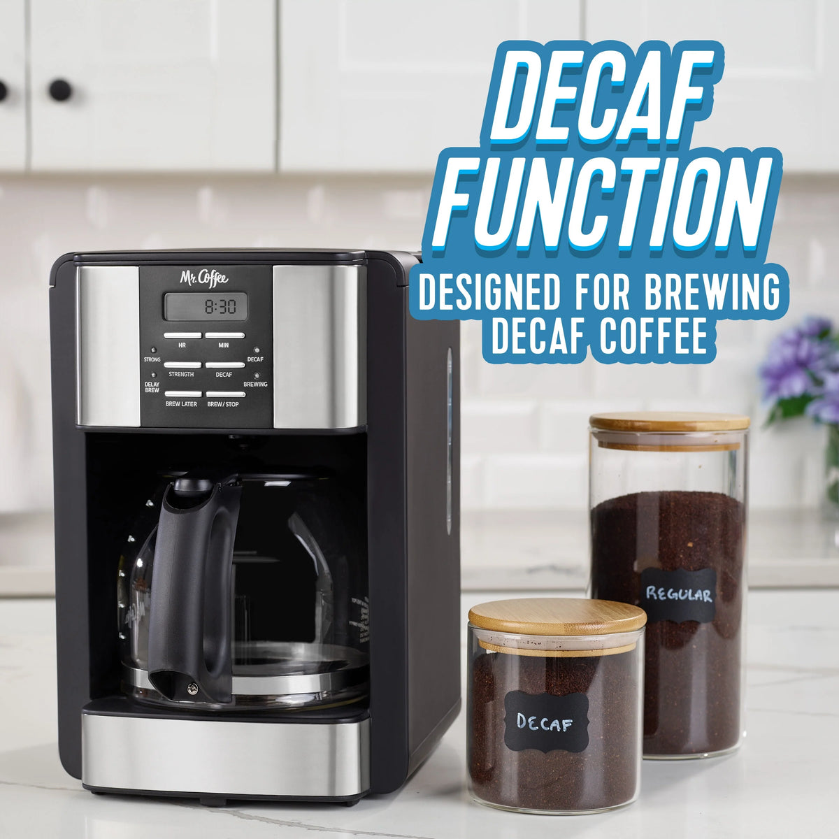 12 Cup Coffee Maker with Decaf Function L1438