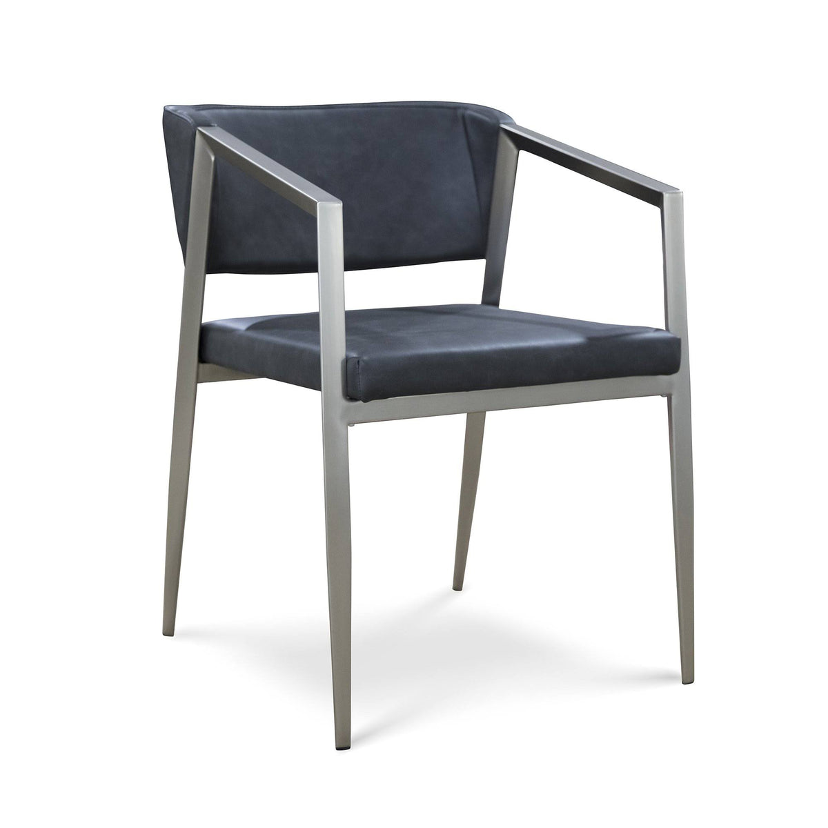 Grey/Black Steel Armchair S404