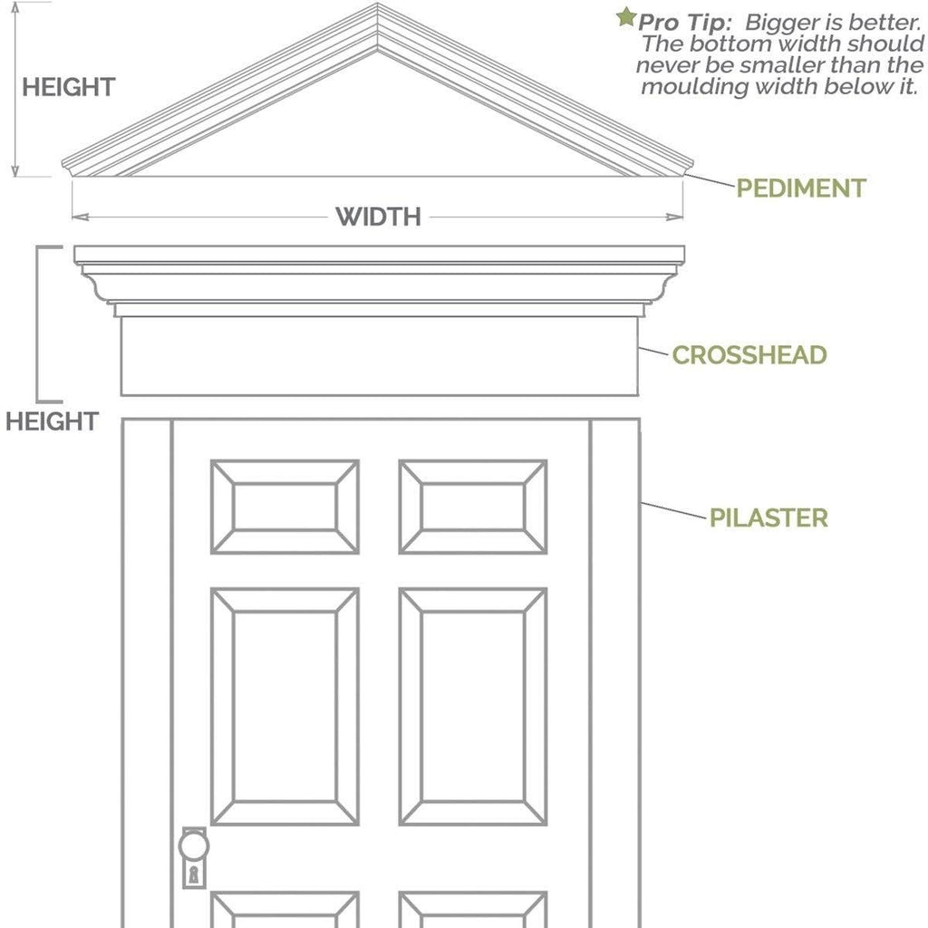 6x22W x 90x22H x 2x22P Flat Panel PVC Pilaster (Pair) G1260