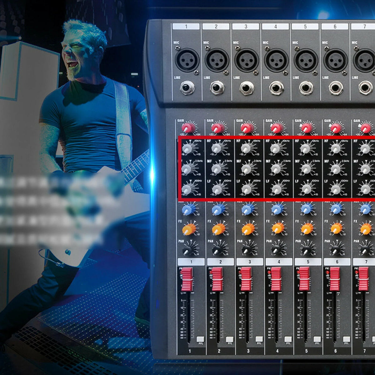 12 Channel Bluetooth Mixing Console W6750