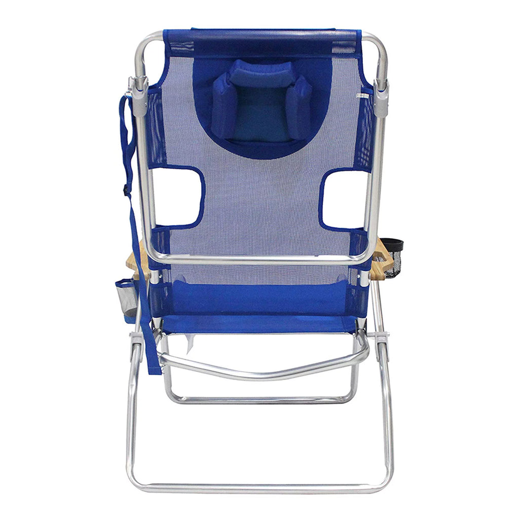 Blue 16" Tall Outdoor Lounge Reclining Chair 2 Pack U559