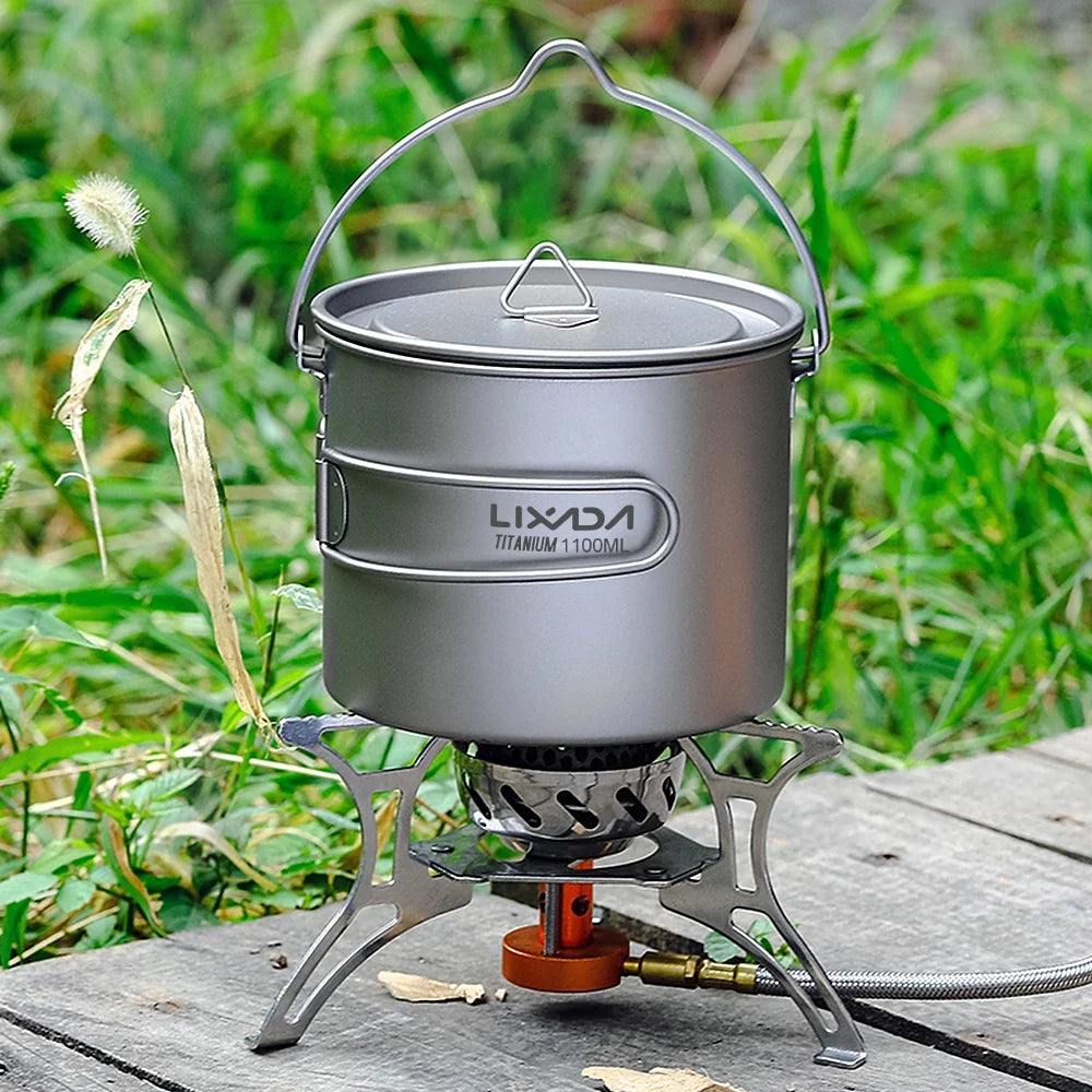 Ultralight Pot Water Mug Cup with Lid and Foldable Handle N48239