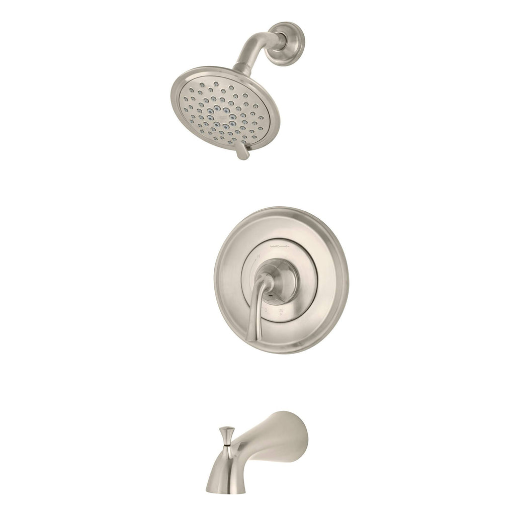 Brushed Nickel Tub and Shower Trim Package S341