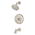 Brushed Nickel Tub and Shower Trim Package S341