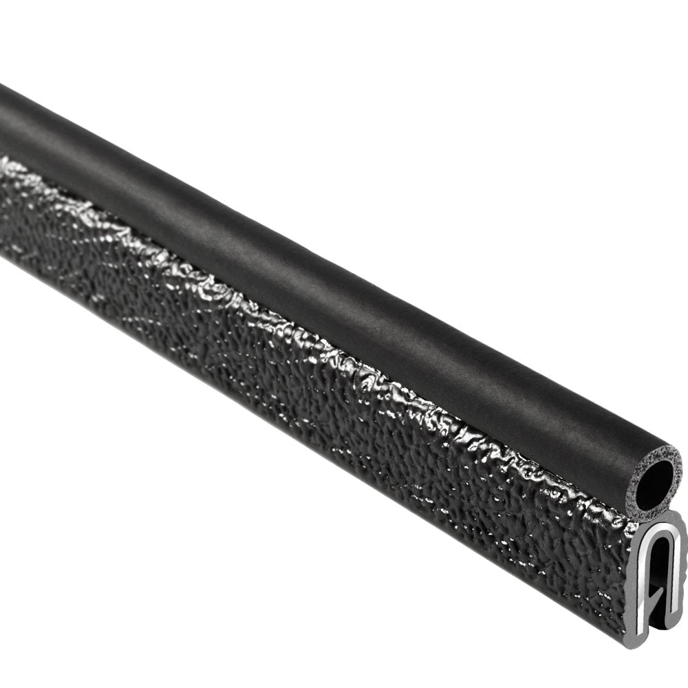 PVC Plastic Trim Seal with EPDM Rubber Seal, 25 ft Length P636385